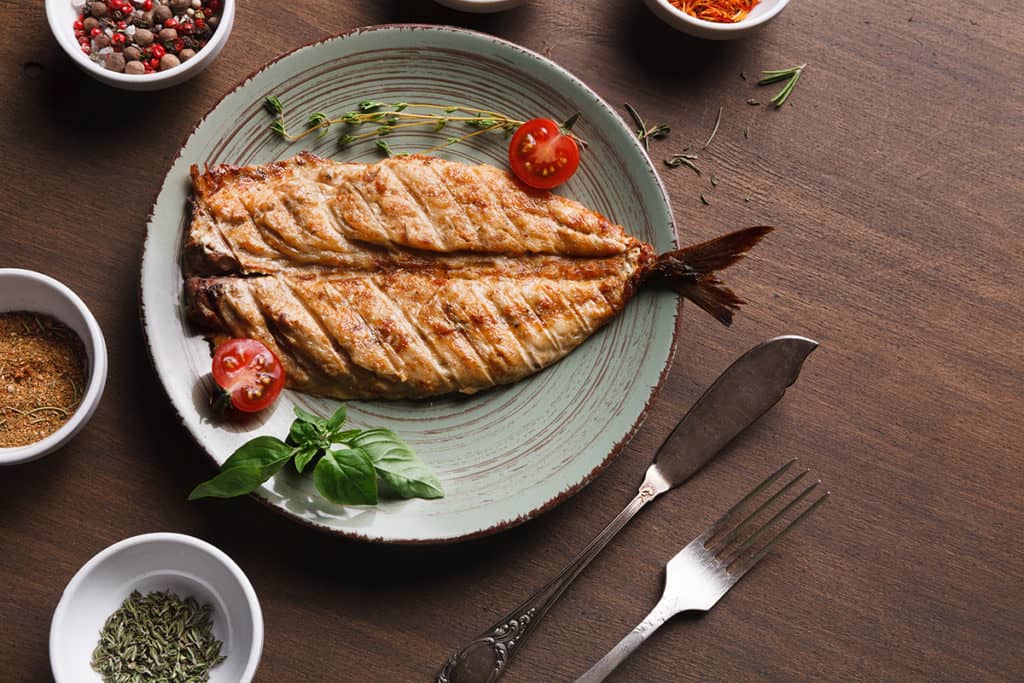 Nut Crusted Fish