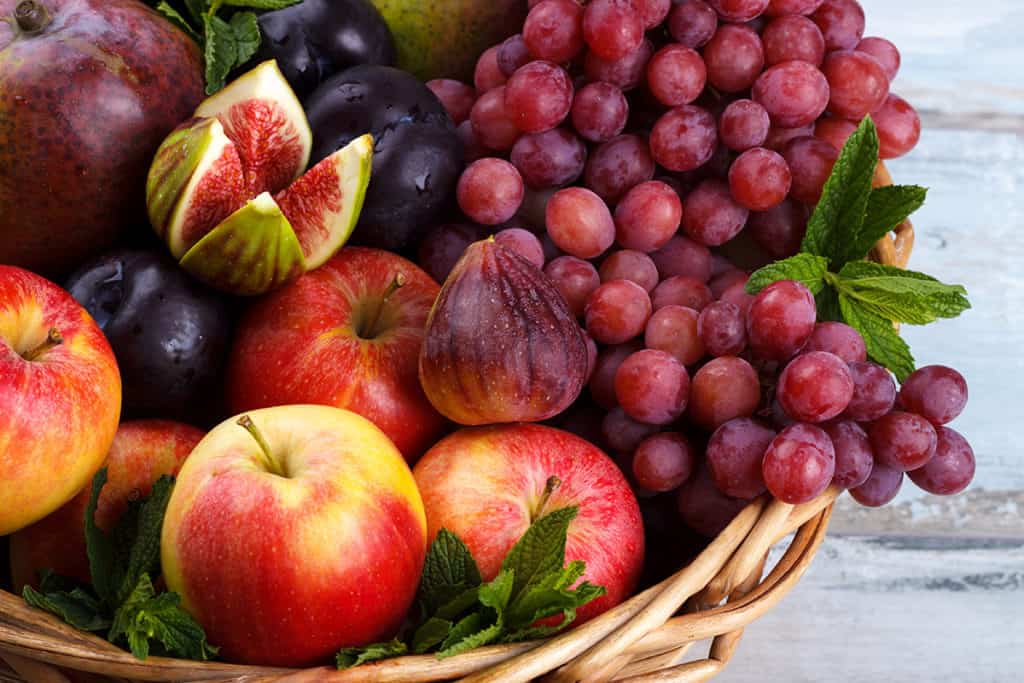 Fresh organic fruits