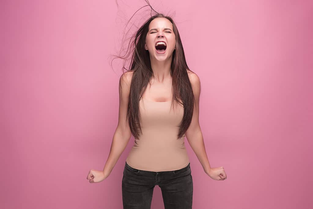 Woman frustrated with her doctor