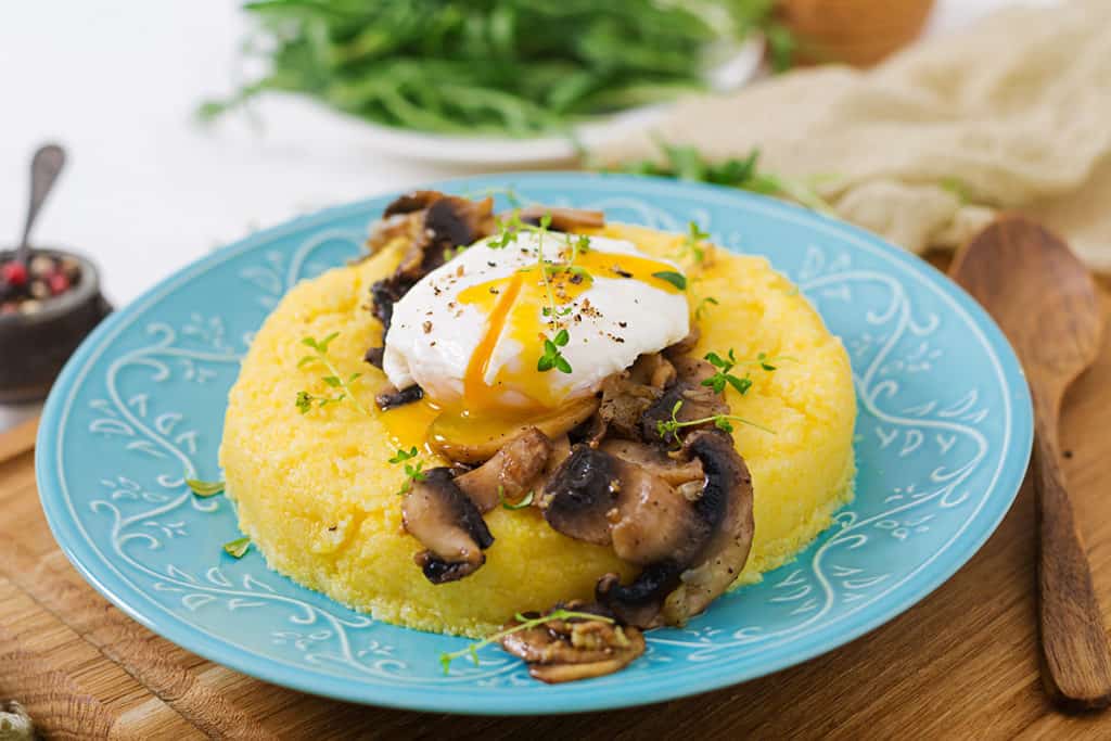 Herbed Polenta Patty